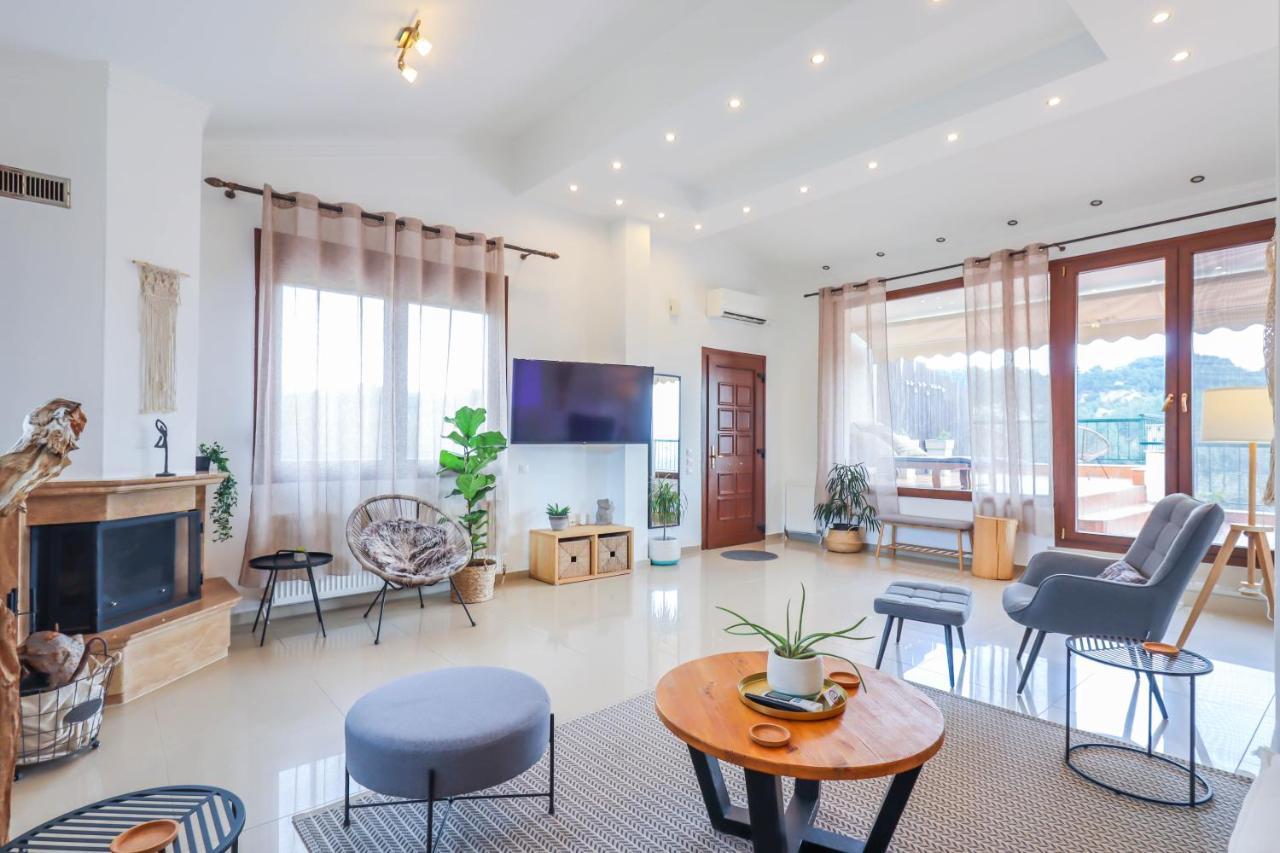 Villa Acropolis Serres Next To Center ภายนอก รูปภาพ